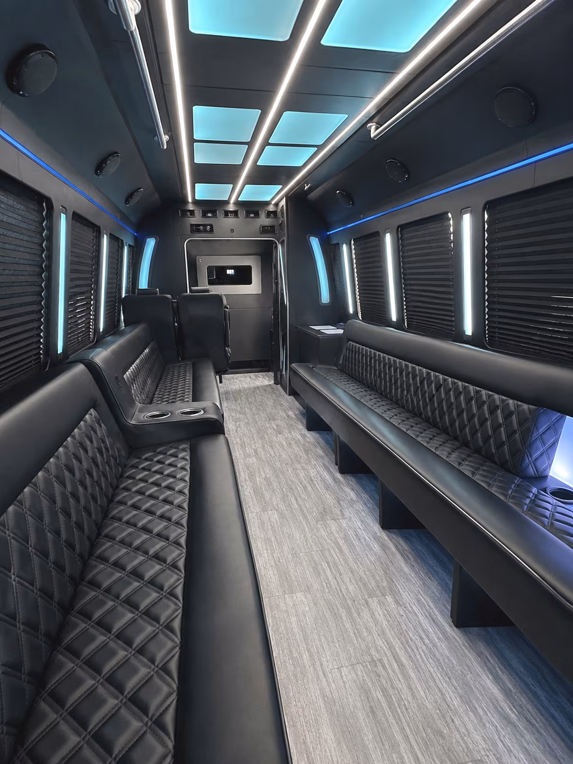 18 Passenger Party Bus Inside
