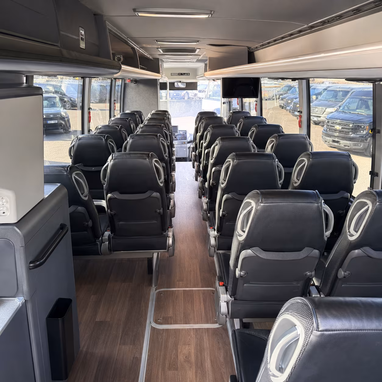 40-56 Passenger Charter Bus Interior
