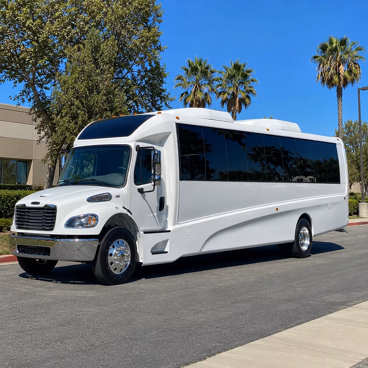 Olathe Airport Shuttle & Transportation party bus exterior