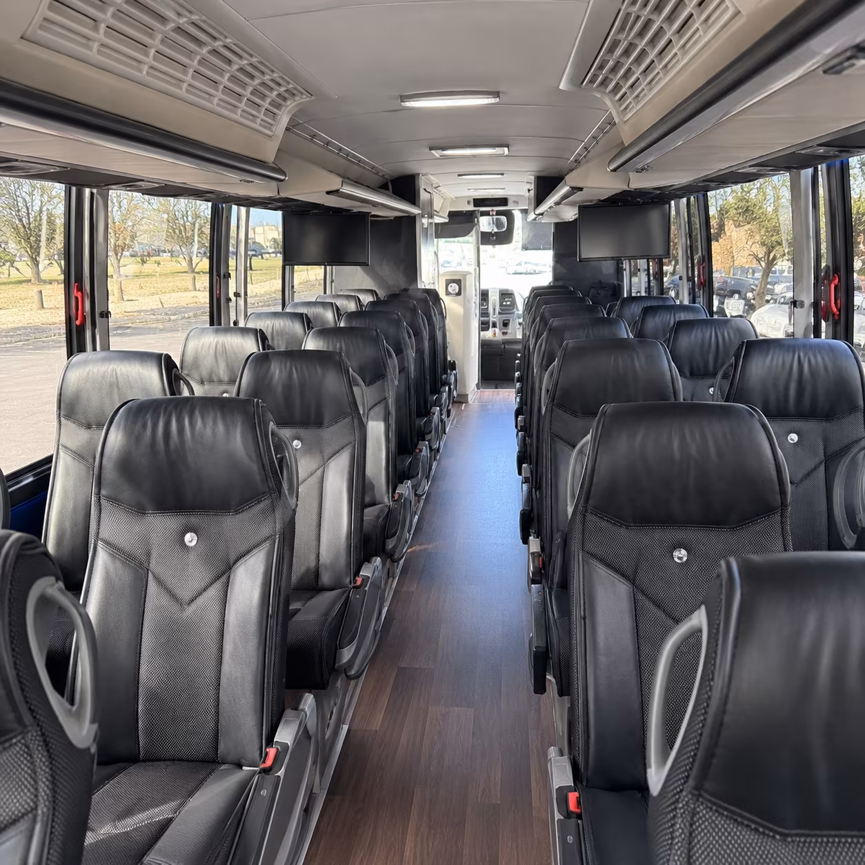 Olathe Airport Shuttle & Transportation party bus exterior