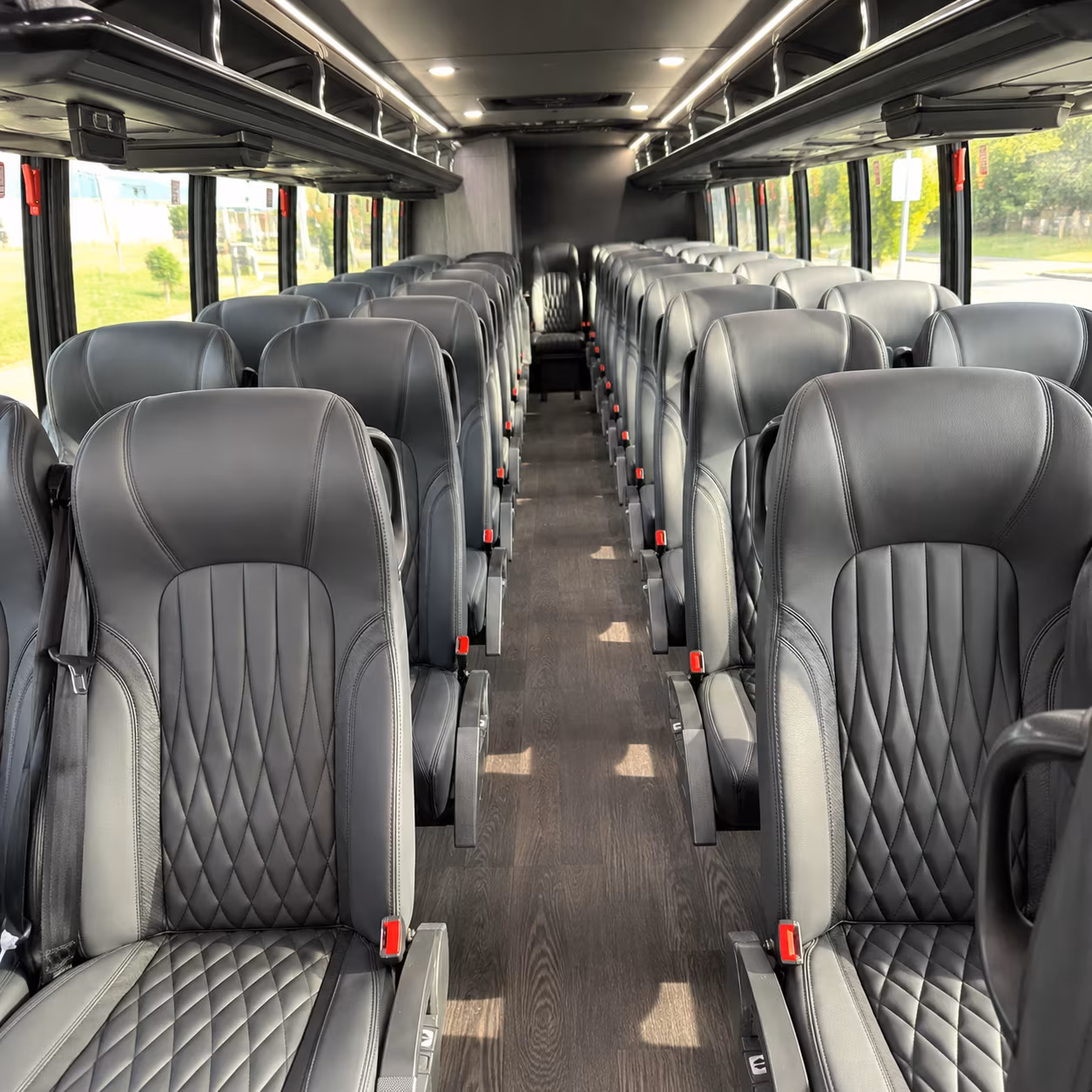 Olathe Airport Shuttle & Transportation party bus exterior