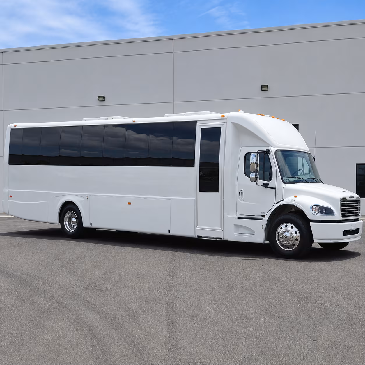 Olathe Bachelor & Bachelorette Transportation party bus exterior