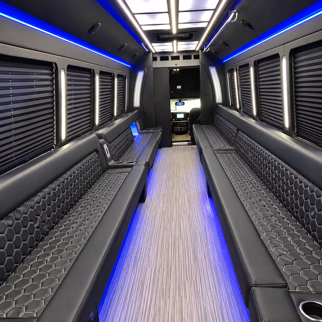 Olathe Bachelor & Bachelorette Transportation party bus exterior