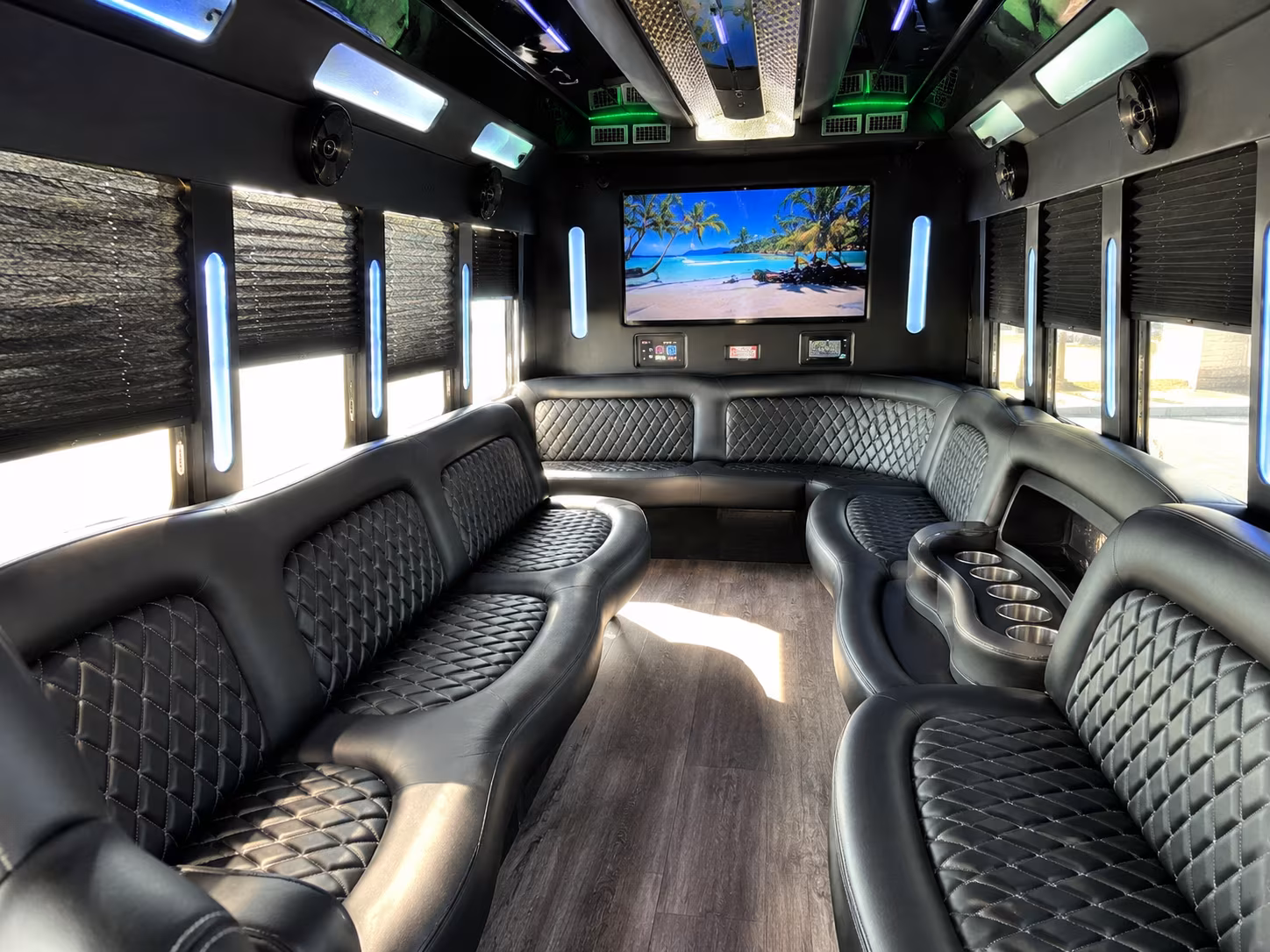 Olathe Bachelor & Bachelorette Transportation onboard seating