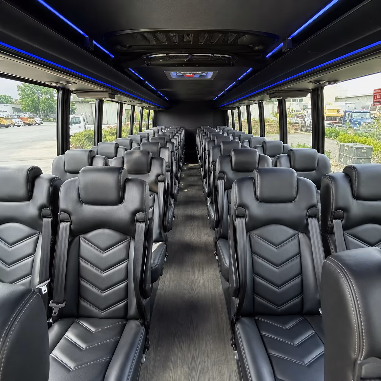 Olathe Corporate Transportation party bus exterior