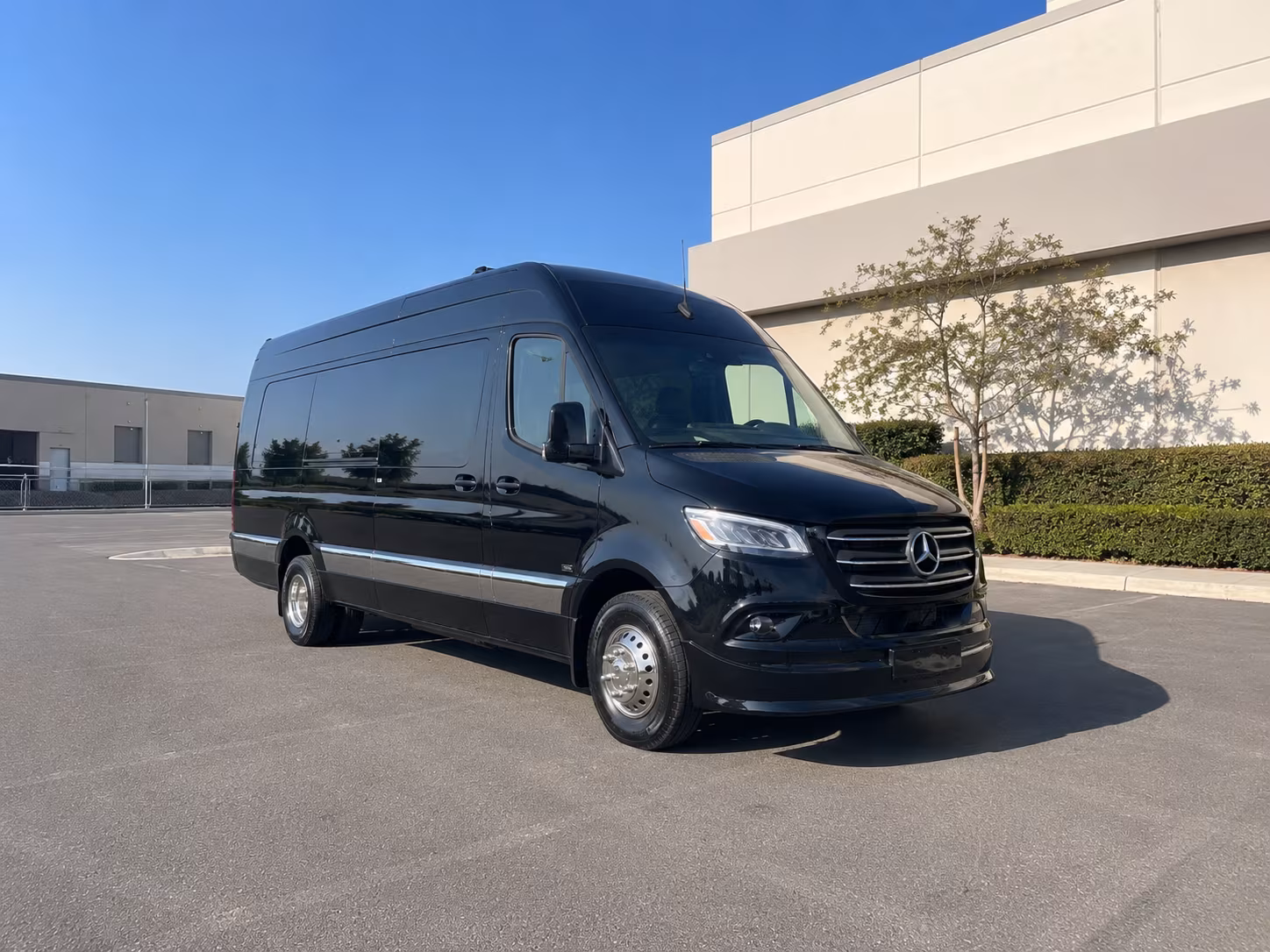 Olathe Corporate Transportation party bus exterior