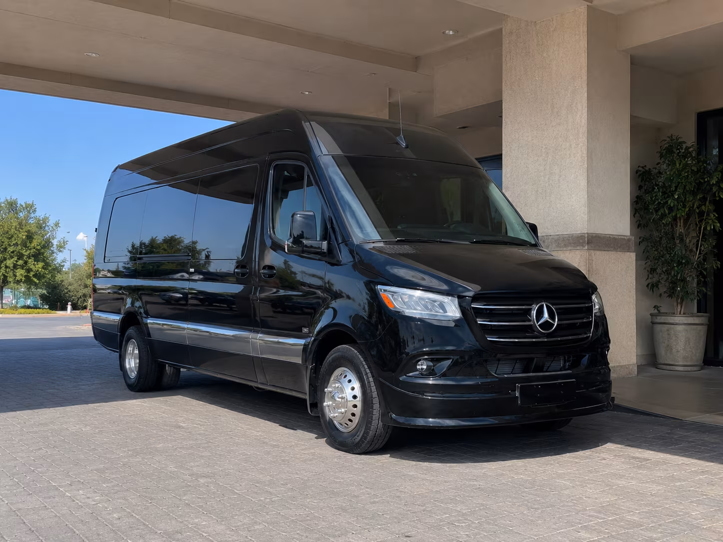 Olathe Corporate Transportation party bus exterior
