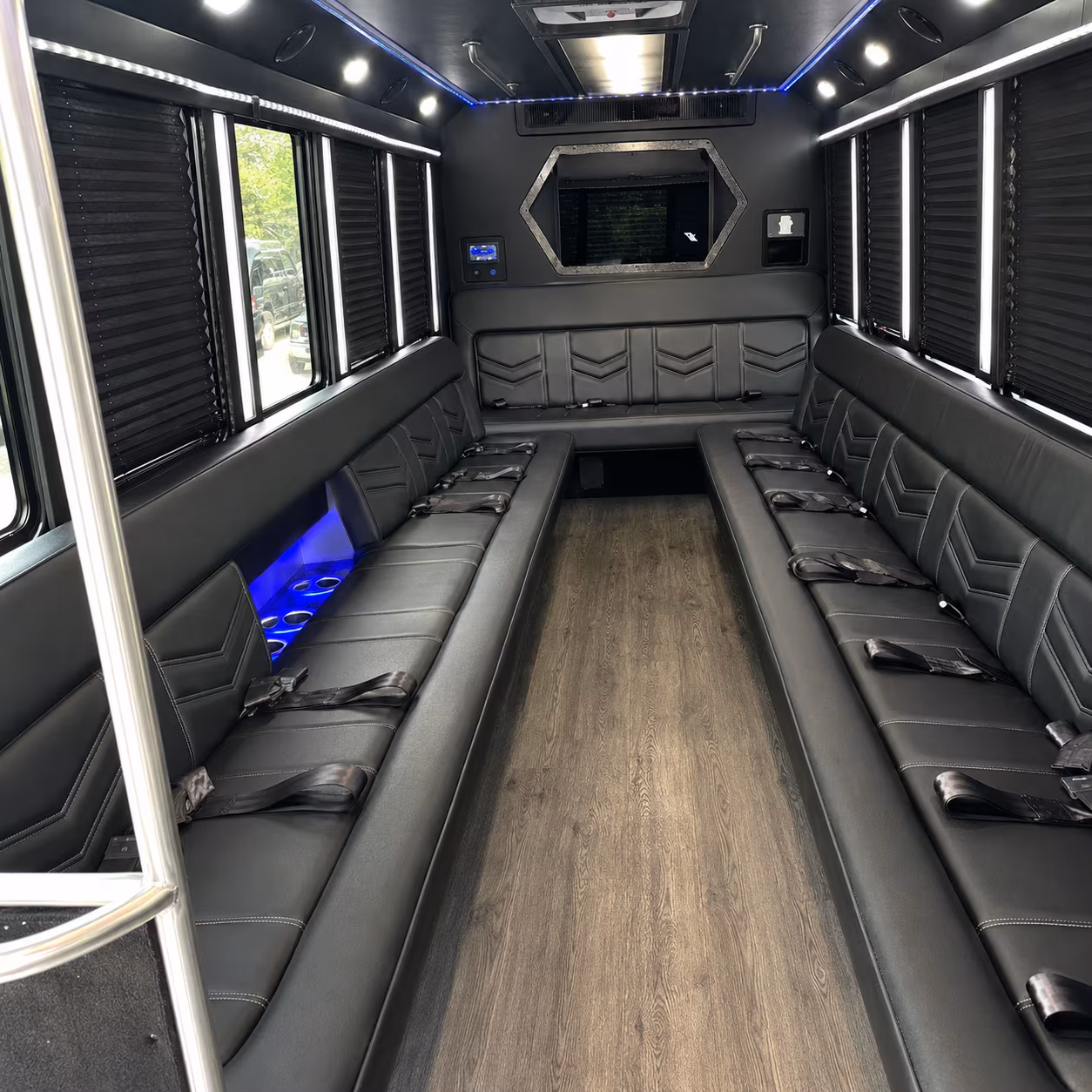 Olathe Private Event Transportation party bus exterior