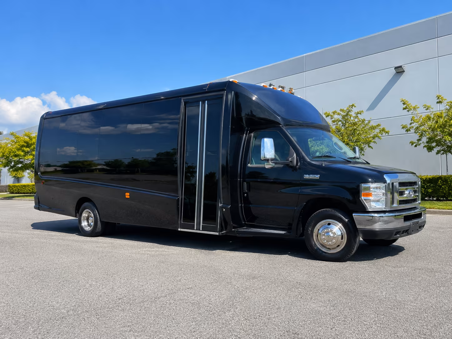 Olathe Private Event Transportation party bus exterior