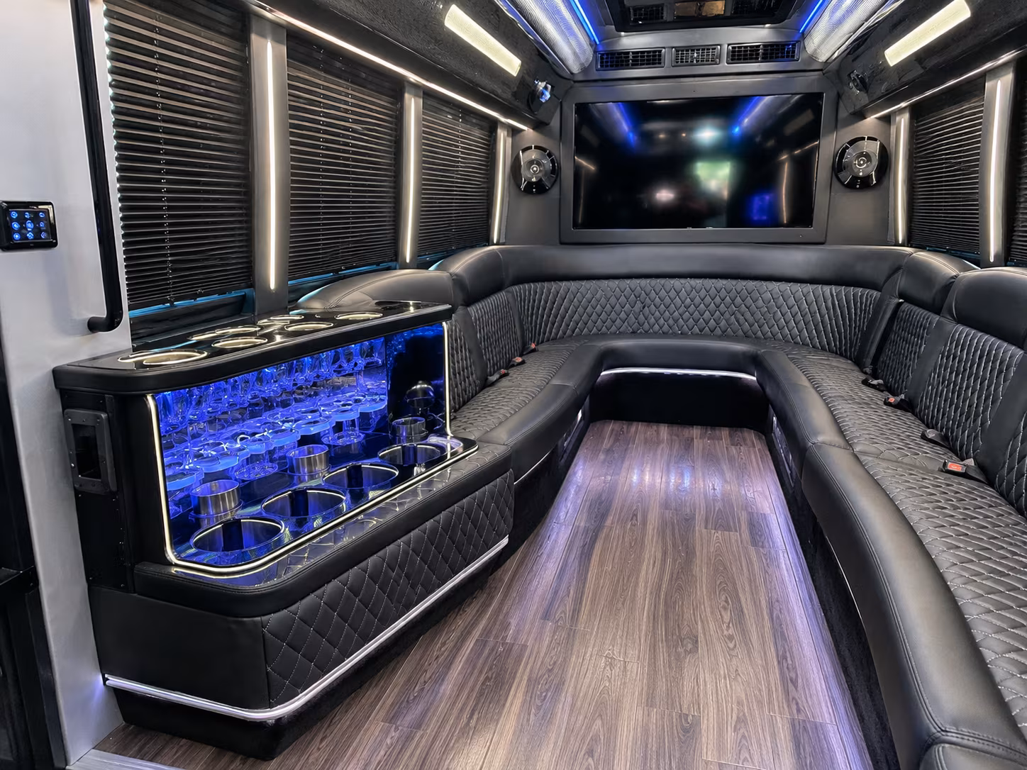 Olathe Private Event Transportation onboard seating