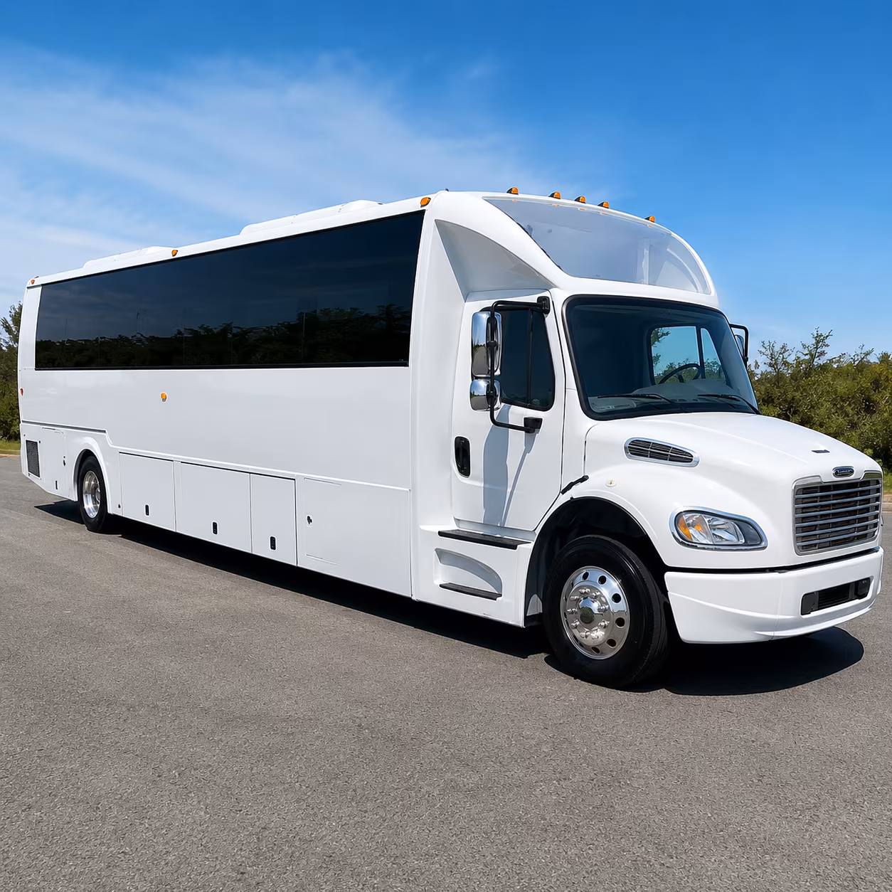 Olathe Prom & Homecoming Transportation party bus interior