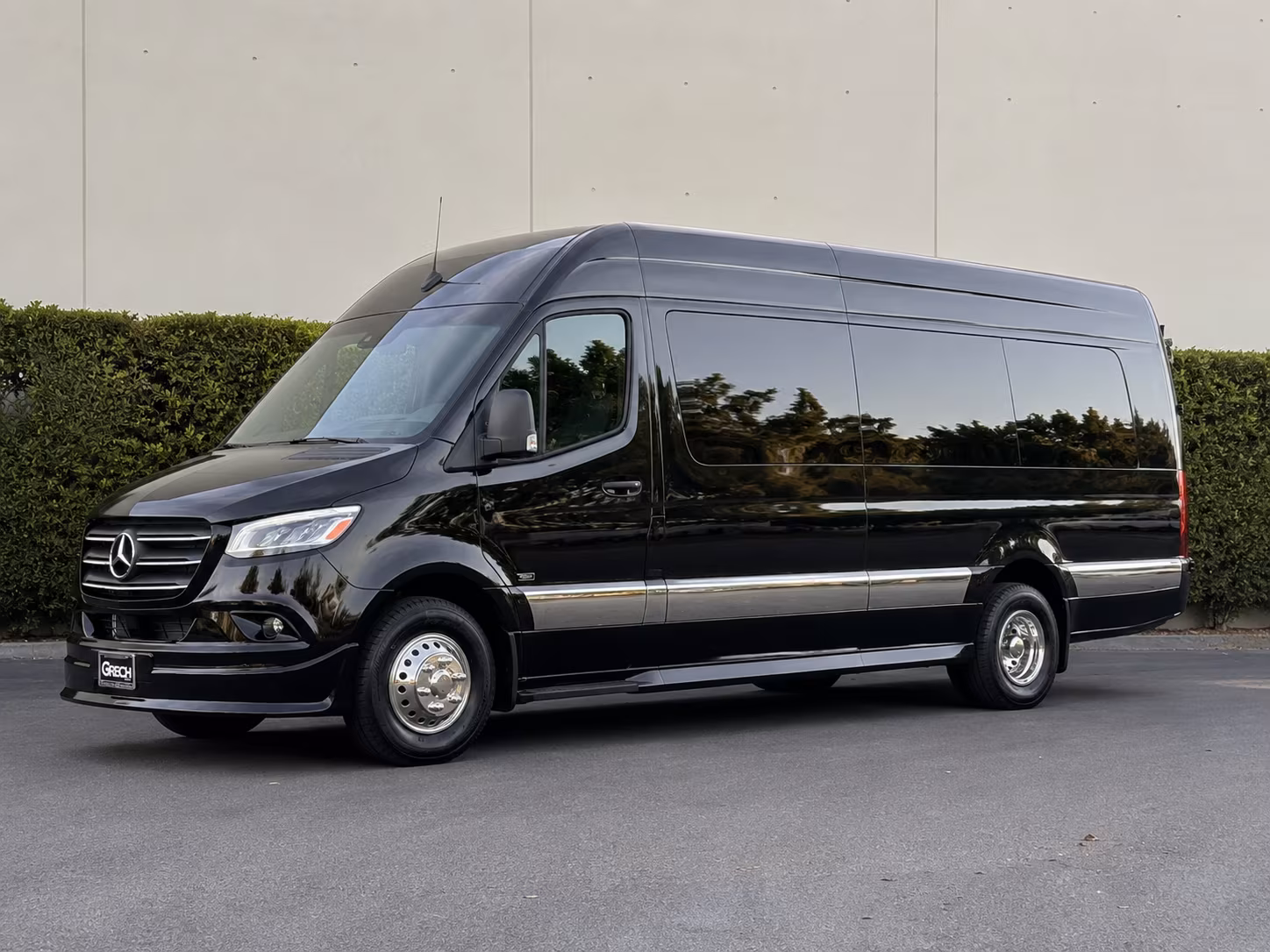 Olathe School Event Transportation party bus exterior