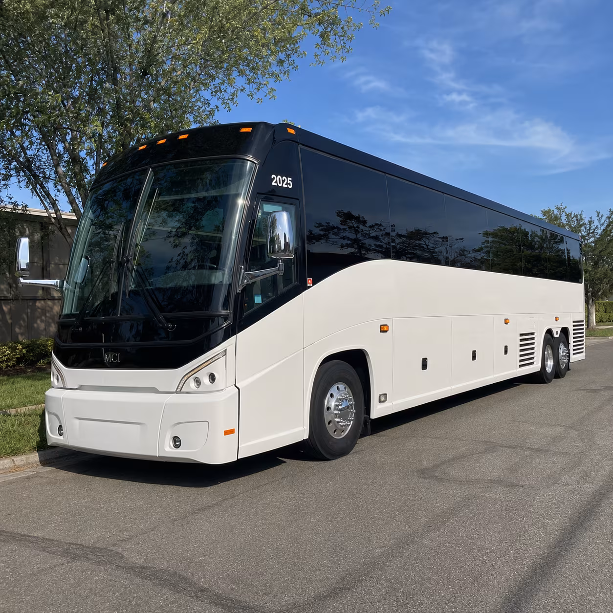 Olathe School Event Transportation party bus exterior