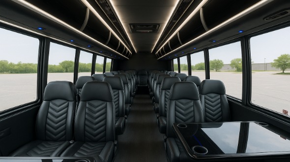 25 passenger minibus interior